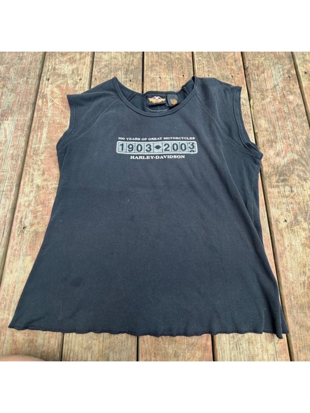 Vintage Harley-Davidson Womens 100th Anniversary Tank